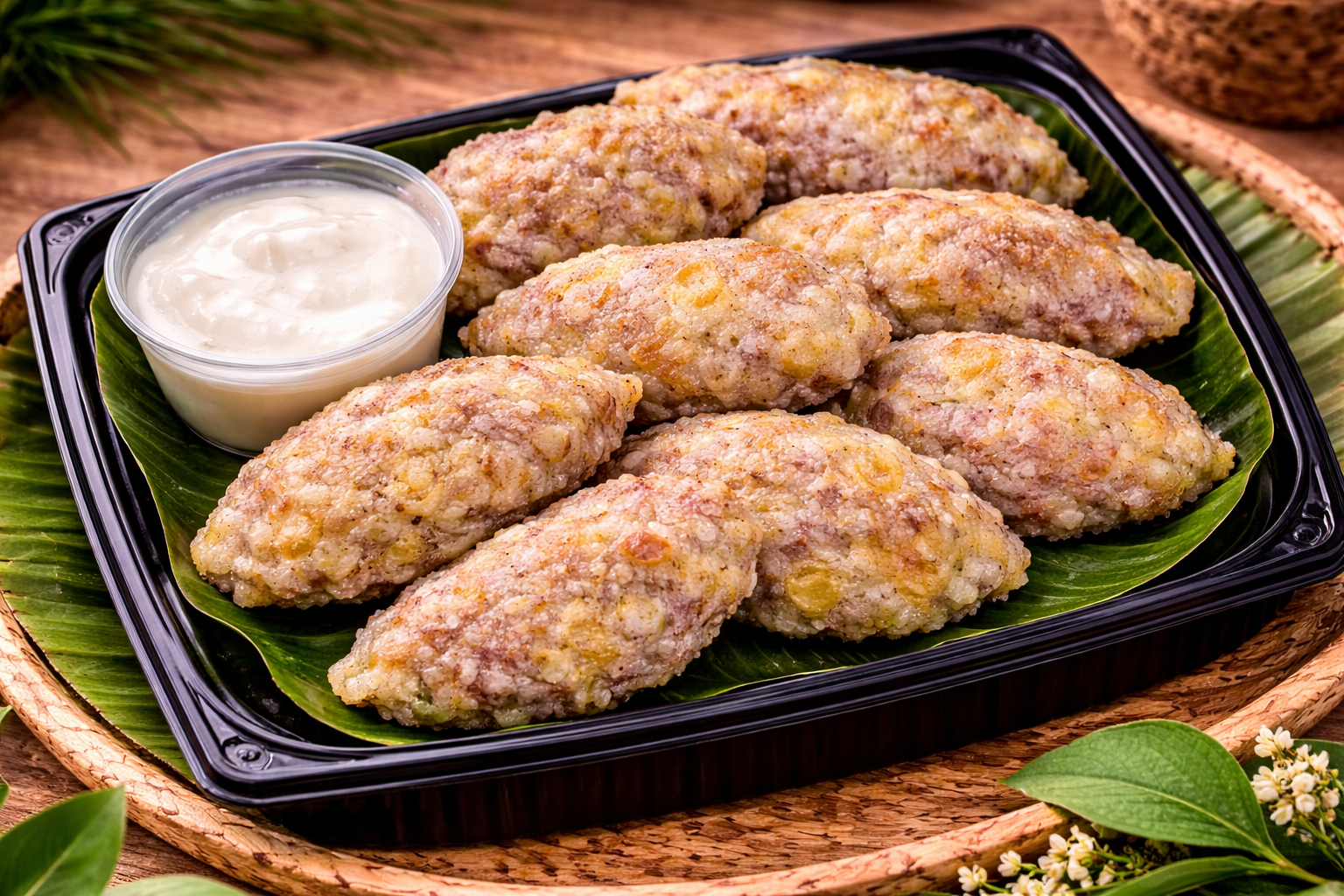 Bánh Bò Chuối Hồng